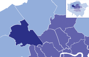 Borough Map London Borough of Brent