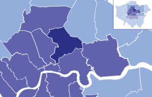 Borough Map London Borough of Hackney