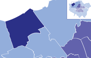 Borough Map London Borough of Harrow