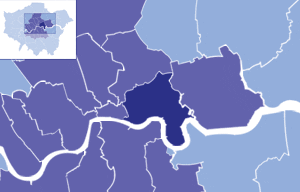 Borough Map London Borough of Tower Hamlets