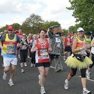 London mini marathon records popular Hounslow turnout